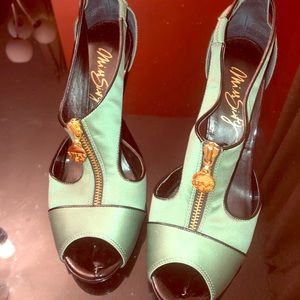 Unique green Miss Sixty heels